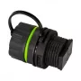 LOGILINK FA05SD1 lauko optinio pluošto SC duplex jungtis su dulkių dangteliu – multimode OM3/OM4, aqua (10 vnt. pakuotė)