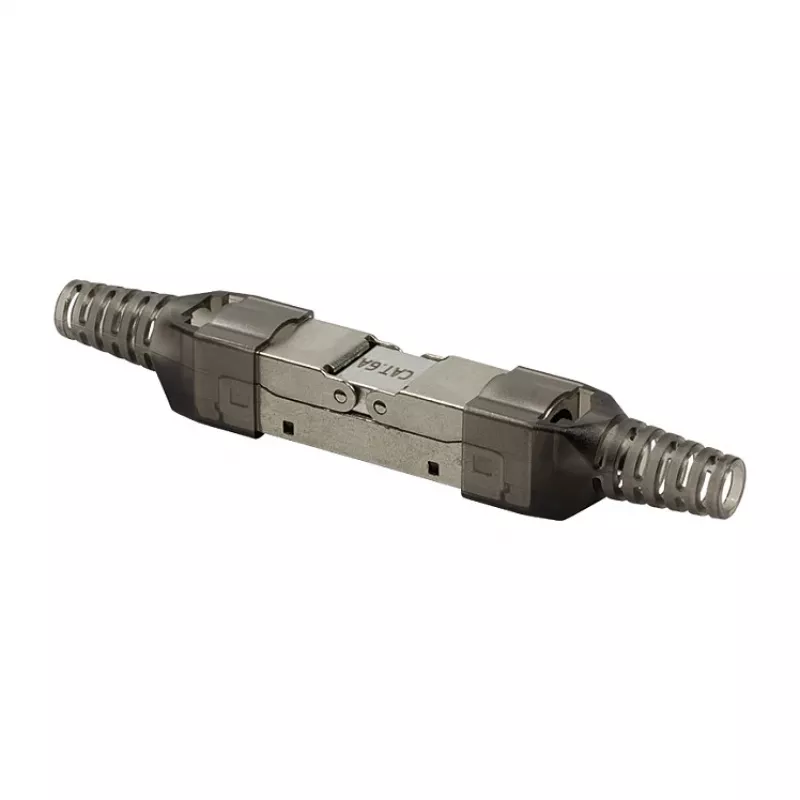 LogiLink MP0046 lauko montavimo RJ45 jungtis Cat.6A STP 10G, be įrankių IDC, cinko liejinys, AWG 22-26, sidabrinė
