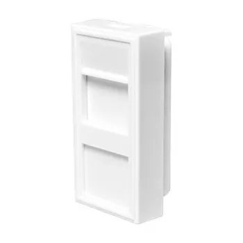LOGILINK prancūziško standarto modulinis įdėklas 22,5x45 mm, baltas