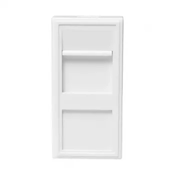 LOGILINK prancūziško standarto modulinis įdėklas 22,5x45 mm, baltas