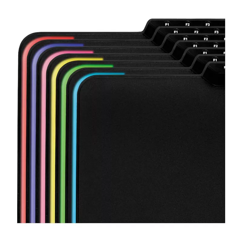 LogiLink ID0155 RGB žaidimų pelės kilimėlis – silikoninis paviršius, neslystantis pagrindas, USB-A maitinimas, 36x26 cm, juodas