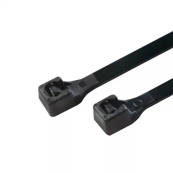 LogiLink KAB0001B Standartiniai kabelių raiščiai, 10 cm, juodi, nailoniniai, 100 vnt. pakuotė