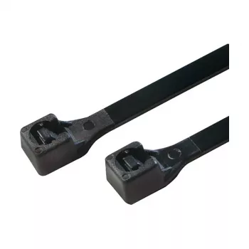 LogiLink KAB0002B kabelių raiščiai 150 mm x 2,5 mm, juodi, 100 vnt. pakuotė