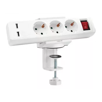 LOGILINK KAB0067 stalo laikiklis kabelių tvarkymui – juodas plienas, 600 mm