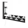 LOGILINK KAB0094 Po stalu tvirtinamas kabelių padėklas, su spaustukais, ištraukiamas, metalinis, juodas