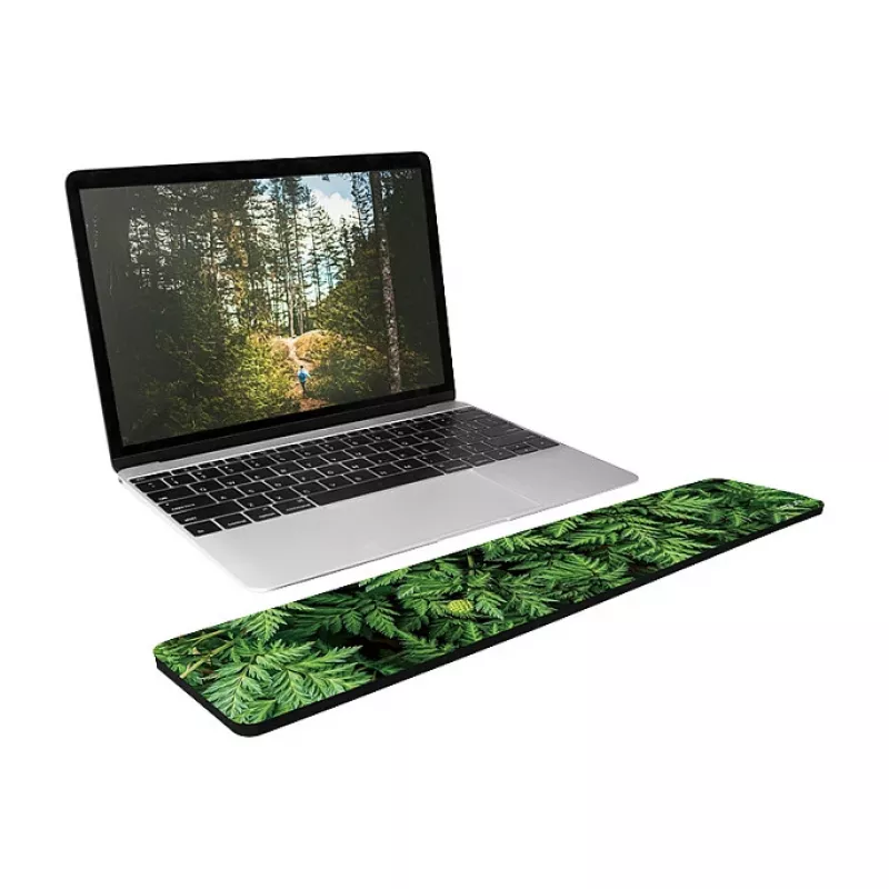 LogiLink Keyboard Wrist Pad, ilgas - ergonomiškas atminties putų riešo atramas pilno dydžio klaviatūroms, neslystančiu pagrindu, juodas