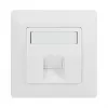 LogiLink Keystone Faceplate 45° 1 moduliui, Signal White