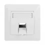 LogiLink Keystone Faceplate 45° 1 moduliui, Signal White