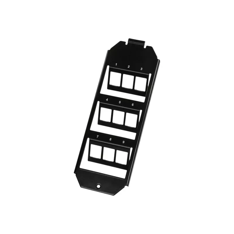 Logilink Keystone Floor Box Insert 3x3 moduliams, juodas