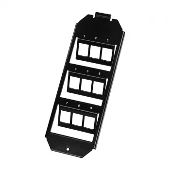 Logilink Keystone Floor Box Insert 3x3 moduliams, juodas