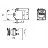LogiLink Keystone Jack Cat.6A STP su apsauginiu dangteliu, 14,4 mm, 22-26 AWG, 24 vnt.