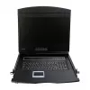 LOGILINK LC902GE KVM Console su 19 colių LCD ekranu, VGA, vokiška klaviatūra