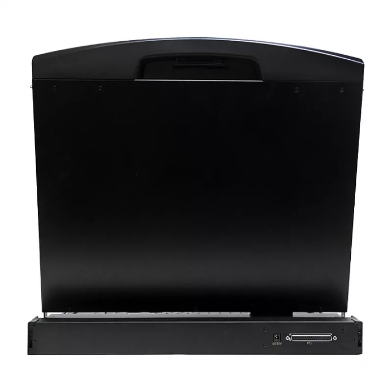 LOGILINK LC902GE KVM Console su 19 colių LCD ekranu, VGA, vokiška klaviatūra