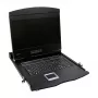 LOGILINK LC902GE KVM Console su 19 colių LCD ekranu, VGA, vokiška klaviatūra