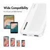 Logilink Mobile Power Bank, LiPo, 10000 mAh, USB-C in/out, Balta