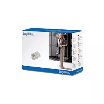 LogiLink MP0019 RJ12 6P6C modulinis kištukas plokštiems kabeliams