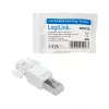 LogiLink modulinis kištukas RJ45 Cat.6A, UTP, be įrankių, baltas