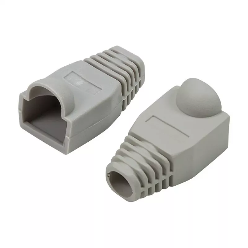 LogiLink Modular RJ45 Plug Cable Boot 6.5mm Grey, 50vnt.
