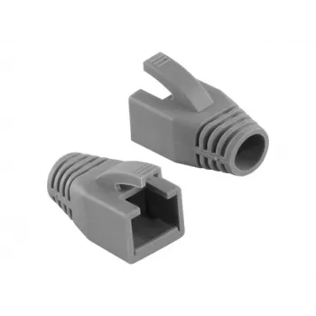 LogiLink MP0035 RJ45 įtempimo mažinimo gaubteliai, pilki, 50 vnt.