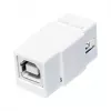 LogiLink NK0017 Keystone Modulis USB 2.0 Type-A Moteris į Type-B Moteris, Baltas