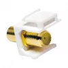 LogiLink NK0026 Keystone RCA Moteriškas į F Moteriškas Jungties Modulis, Geltonas