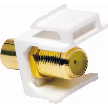 LogiLink NK0026 RCA lizdas į F tipo lizdą adapteris, geltonas