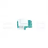 LogiLink NK0031 Keystone LC-Duplex daugiamodė OM3/OM4 šviesolaidžio mova, aqua