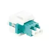 LogiLink NK0031 Keystone LC-Duplex daugiamodė OM3/OM4 šviesolaidžio mova, aqua
