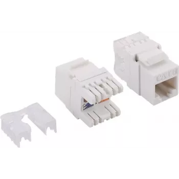 LogiLink NK4005 Cat.6 UTP RJ45 Keystone lizdas, baltas