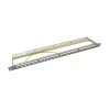 LogiLink NK4039 Keystone Patch Panel, 24 Portų, 0.5U, Ekranuotas, Pilkas - 19 colių stovo montavimui