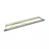LogiLink NK4039 Keystone Patch Panel, 24 Portų, 0.5U, Ekranuotas, Pilkas - 19 colių stovo montavimui