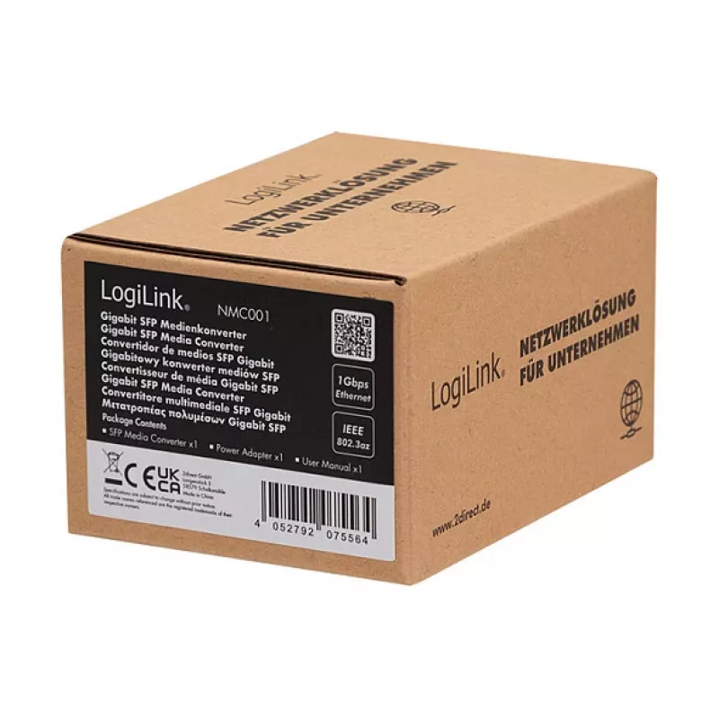 Logilink NMC001 Gigabit Media Converter RJ45 į SFP