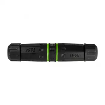 Logilink lauko optinio pluošto SC simplex jungtis su 2 kabelių įvadais, IP65, pilka