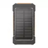 LogiLink PA0321 Saulės energijos powerbank 6000 mAh su USB-C, IP65, juodos spalvos