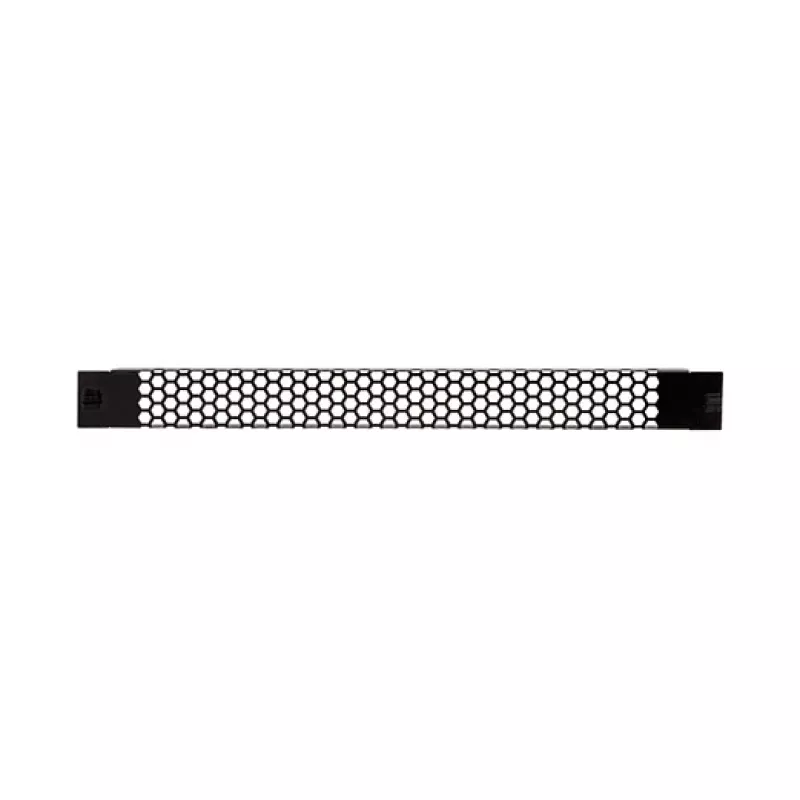 LogiLink PN110B 19 inch 1U ventiliuojamas tinklo skydelis, juodas RAL 9005