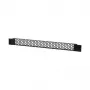 LogiLink PN110B 19 inch 1U ventiliuojamas tinklo skydelis, juodas RAL 9005
