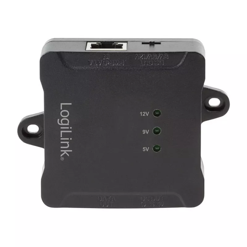 LogiLink POE005 PoE skirstytuvas, 1 prievadas Gigabit, 24W maks., 5/9/12V DC išėjimas