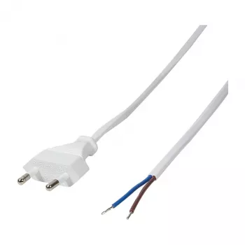 LogiLink maitinimo laidas CEE 7/16 į atvirą galą, baltas, 1,5 m