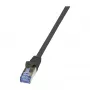 LogiLink PrimeLine Cat.7 Patch Cable RJ-45 (M) - 0.25 m juodas