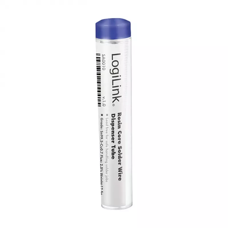Litavimo viela LogiLink SA0010, be švino, Sn99.3Cu0.7, 1 mm, 12.5 g dozatoriaus dėžutėje