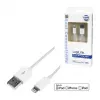 Logilink UA0199 Lightning laidas, MFi sertifikuotas, USB-A į Lightning 8-pin, baltas, 1 m (greitas įkrovimas ir sinchronizavimas)