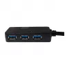 LOGILINK UA0262 USB 3.0 aktyvus ilginimo kabelis, USB-A kištukas į 4x USB-A lizdus, 10 m, juodas