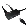 LOGILINK UA0262 USB 3.0 aktyvus ilginimo kabelis, USB-A kištukas į 4x USB-A lizdus, 10 m, juodas