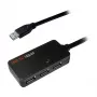 LOGILINK UA0262 USB 3.0 aktyvus ilginimo kabelis, USB-A kištukas į 4x USB-A lizdus, 10 m, juodas