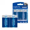 LogiLink Ultra Power šarminė D baterija LR20, 2 vnt. lizdinėje pakuotėje