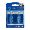LogiLink Ultra Power šarminė D baterija LR20, 2 vnt. lizdinėje pakuotėje