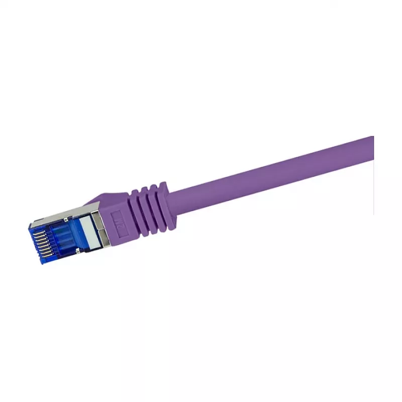 LogiLink Ultraflex Cat.6A S/FTP Patch Cable RJ-45 (M/M) – Violet 5 m – C6A079S