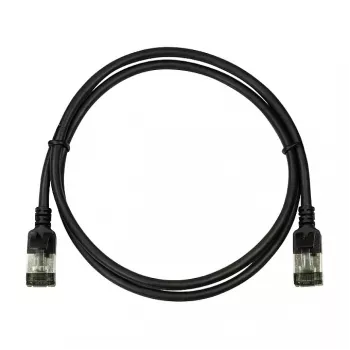 LogiLink Ultraflex SlimLine Cat6a S/FTP pataisos kabelis, 2m, juodas (CQ9053S)