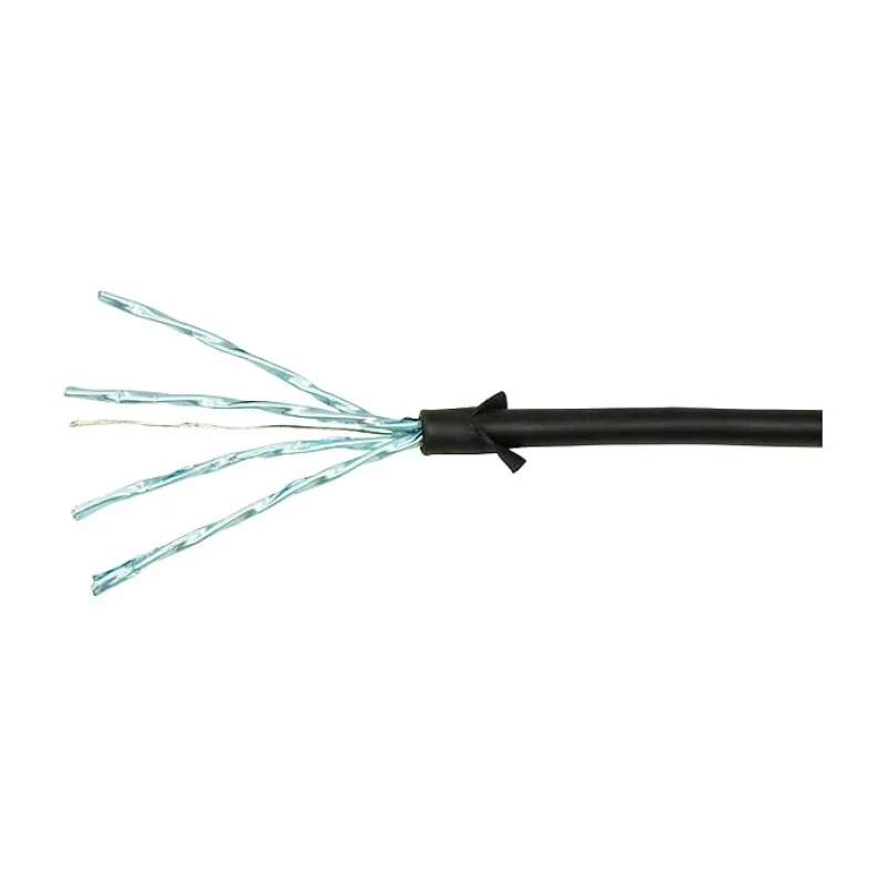 LogiLink Ultraflex SlimLine Cat6a S/FTP pataisos kabelis, 2m, juodas (CQ9053S)