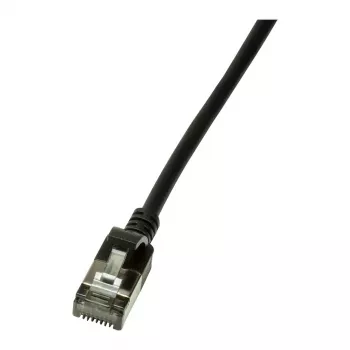 LogiLink Ultraflex SlimLine Cat6a S/FTP pataisos kabelis, 2m, juodas (CQ9053S)